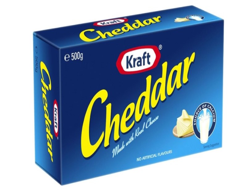 Kraft Cheddar Block Cheese 500 g