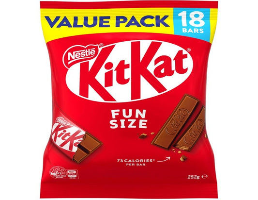 Nestle KitKat Fun Size Milk Chocolate 252g - 2 Pack