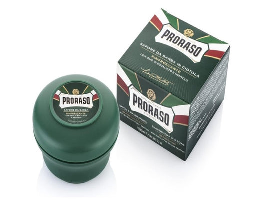 Proraso Refreshing And Invigorating Shaving Soap With Eucalyptus Oil & Menthol by Proraso for Men - 5.2 oz Shaving Soap, 150 ml