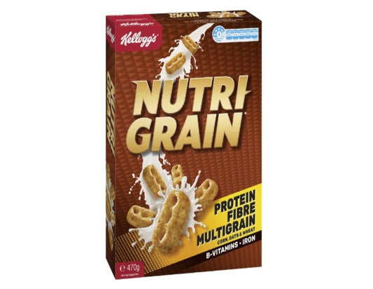 Kellogg's Nutri-Grain Original Breakfast Cereal 470 g