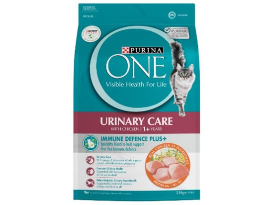 PURINA ONE Adult Dry Cat Food Urinary Care Chicken 2.8kg