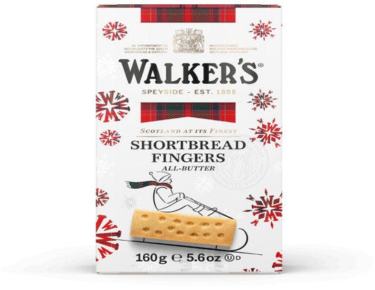 Walker's Shortbread Fingers 160g - 3 Pack