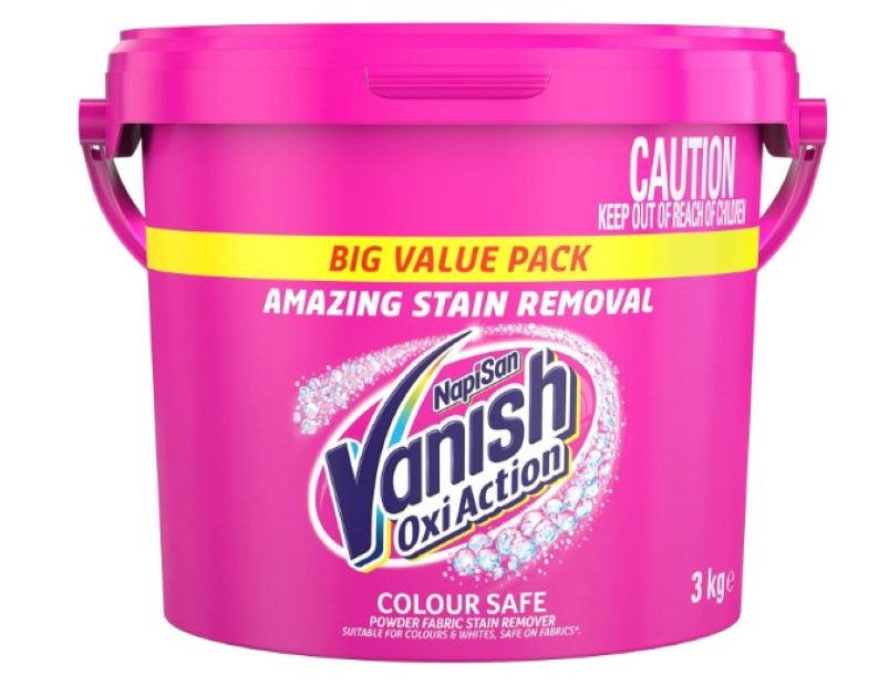 Vanish Napisan Oxi Action Bulk Clothes Laundry Washing Powder Stain Remover, 3kg)