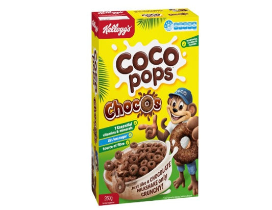 Kellogg's Coco Pops Chocos Multigrain Breakfast Cereal, 260 g