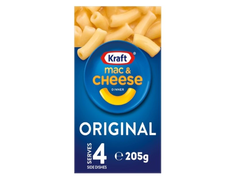 Kraft Mac and Cheese Original Pasta Easy Microwaveable Macaroni Instant Pasta Quick Meal 205g