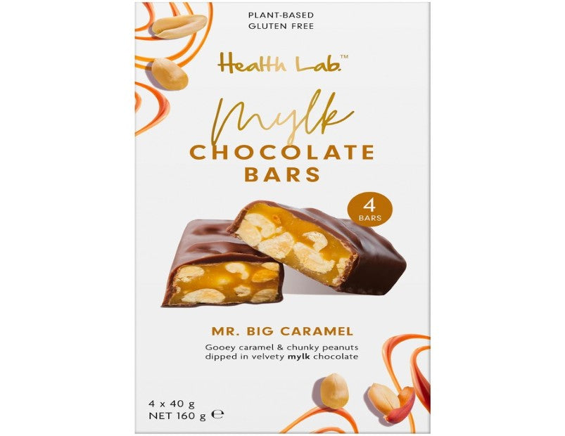 Health Lab Mr. Big Caramel Mylk Chocolate Bars 160g