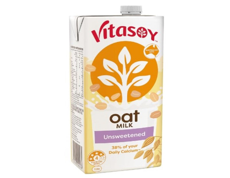 Vitasoy Unsweetened Long Life Oat Milk 1Lire