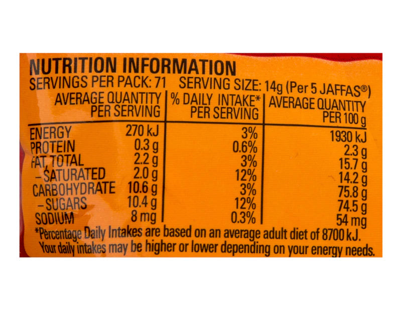 Allen's Jaffas 1kg