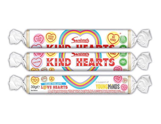 Swizzels Kind Hearts Roll 39g - 24 Pack