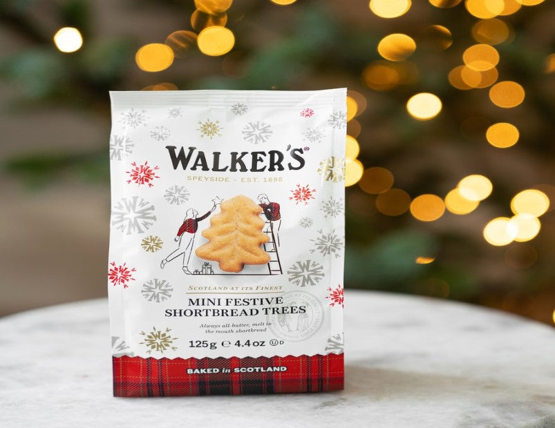 Walker's Mini Festive Shortbread Trees 125g - 3 Pack