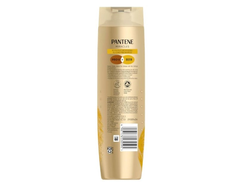 Pantene Miracles Biotin Moisture Renewal Silicone-Free Shampoo 375 ml