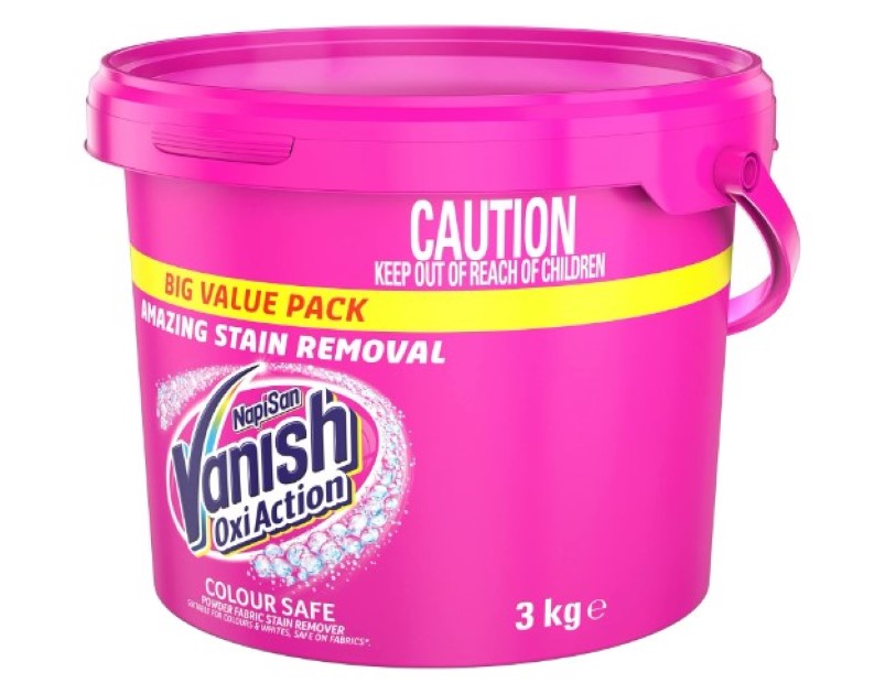 Vanish Napisan Oxi Action Bulk Clothes Laundry Washing Powder Stain Remover, 3kg)