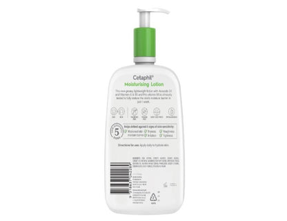 CETAPHIL Moisturising Lotion for Dry to Normal Skin 1L ,48 Hour Hydration With Glycerin & Panthenol, Dermatologist Tested