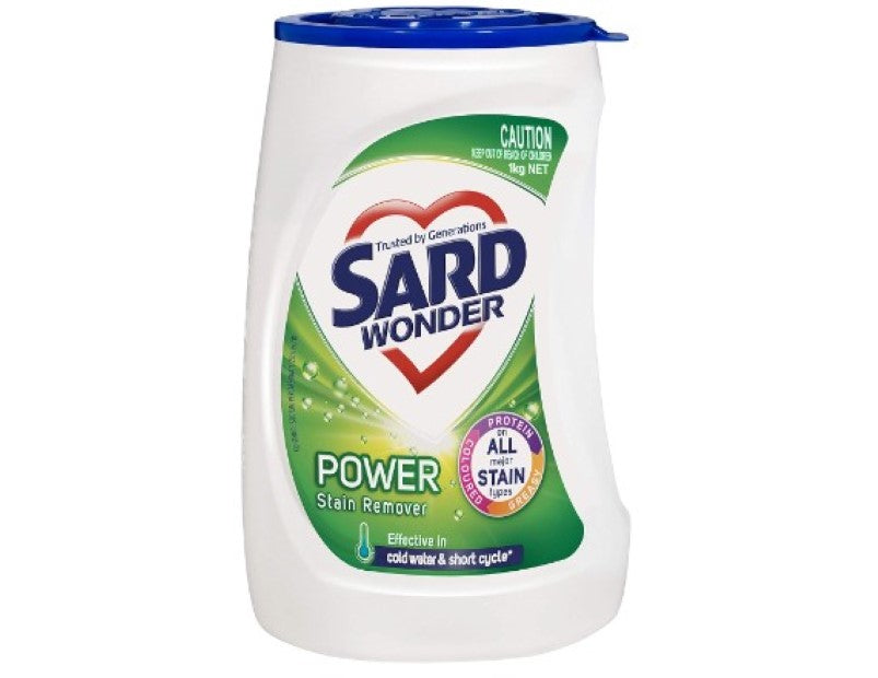 Sard Power, Stain Remover Powder, Antibacterial soaker, In-wash booster, 1kg