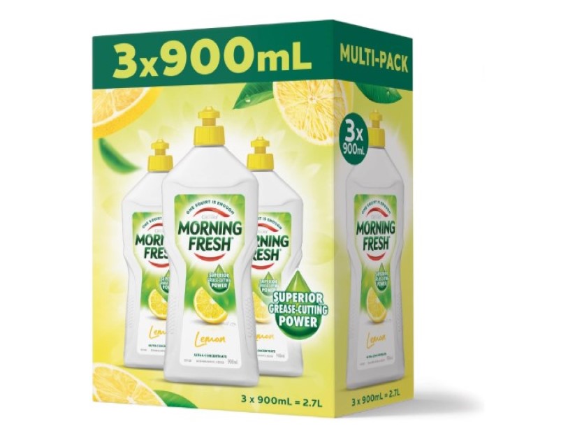 Morning Fresh Dishwashing Liquid Lemon 3 X 900 ML