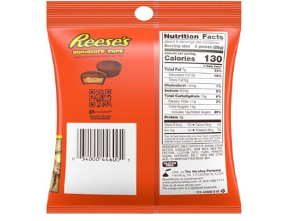 Reese's Miniatures Milk Chocolate Peanut Butter Cups 150g - 2 Pack