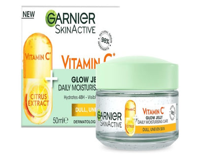 Garnier Skin Active Vitamin C* Brightening Glow Jelly Moisturiser 50ml