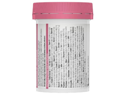 Swisse Ultivite Teenage Women's Multivitamin - with B Vitamins, Magnesium, Iron and More To Support General Health - 60 Tablets