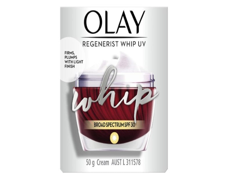 Olay Regenerist Whips Face Cream Moisturiser UV SPF 30 50g