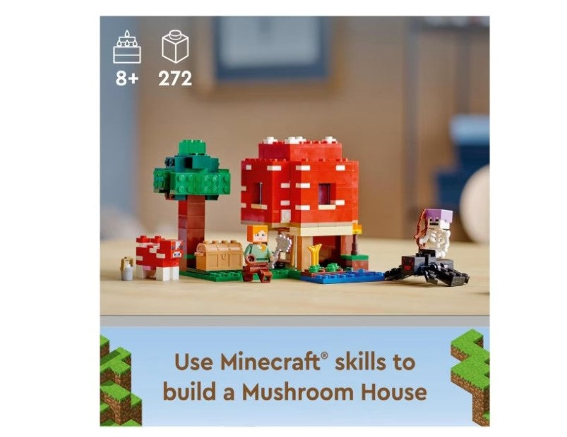 LEGO Minecraft The Mushroom House 21179