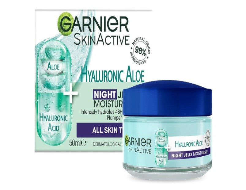 Garnier Skin Active Hyaluronic Aloe Hydrating Night Jelly Moisturiser 50ml