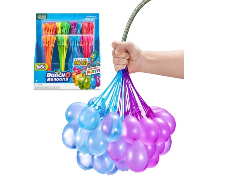 12 Pack Zuru Bunch O Balloons Tropical Party! Self-Sealing Water Balloons