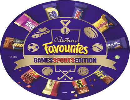 Cadbury Favourites Games Sports Edition Chocolate Gifting Tin 600g