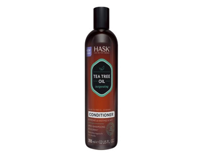 HASK Tea Tree Oil Conditioner for all hair types, colour safe, paraben-free - 1 355mL Bottle