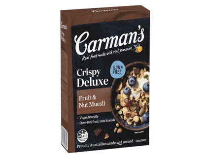 Carman's Crispy Deluxe - Fruit & Nut Muesli, 400g