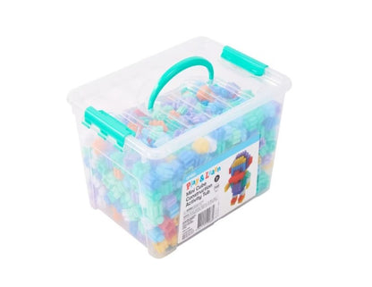 700 Piece Play and Learn Mini Cube Construction Activity Tub