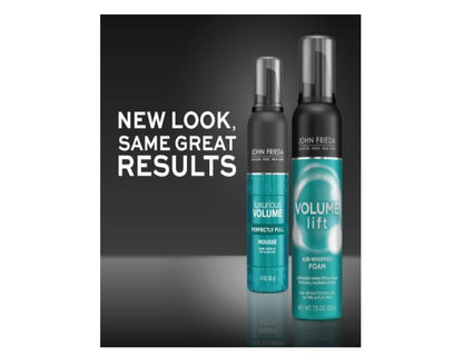 John Frieda Luxurious Volume Perfectly Full Mousse for Lightweight Fullness, Formulated with Air-Silk Technology, 212ml