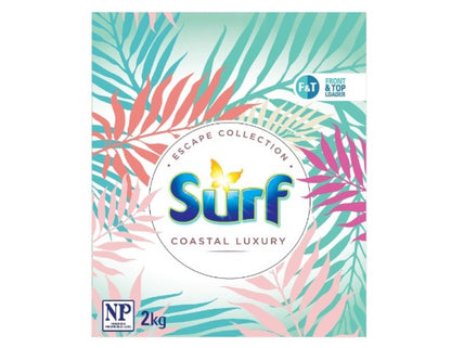 Surf Front And Top Loader Laundry Powder Coastal Luxury, 2kg