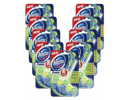 Domestos Power 5 Rim Block Lime Toilet Cleaner 55 g