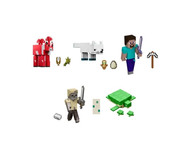 Minecraft Action Figure & Accessories Set - Assorted