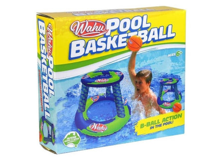 WAHU Pool Basketball Inflatable, Green/Blue