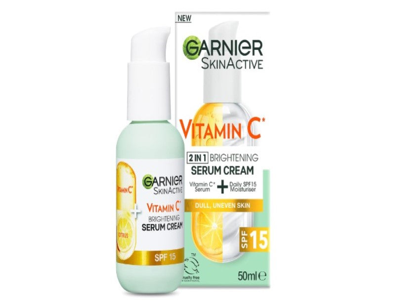 Garnier Skin Active Vitamin C Brightening Serum Cream with SPF15 50m