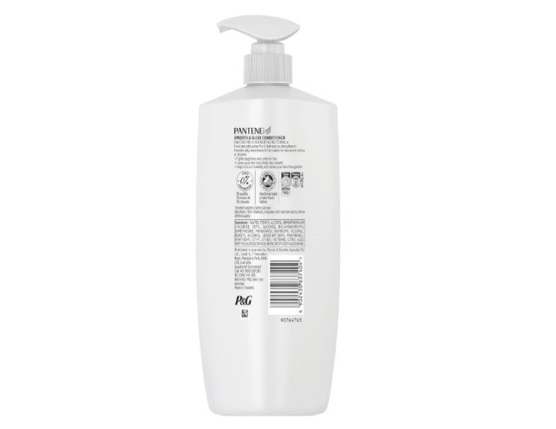 Pantene Pro-V Smoothing Sleek Conditioner, For Frizzy Hair 900ml