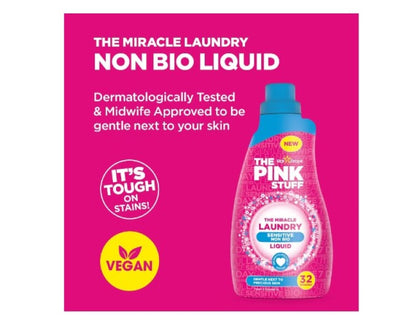 The Pink Stuff Laundry Sensitive Liquid, 960 ml, Multicolo