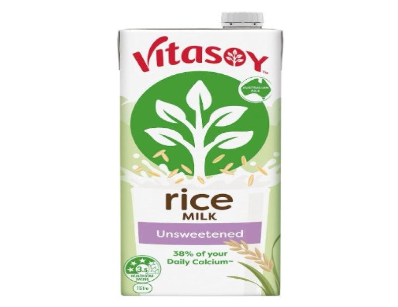 Vitasoy Unsweetened Long Life Rice Milk 1 Litre