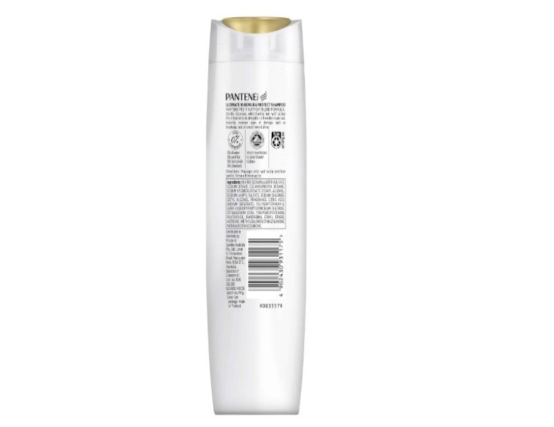 Pantene Pro-V Ultimate 10 Repair and Protect Shampoo, Stengthening for Damaged Hair 375ml