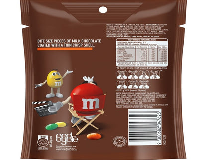 M&M's Milk Chocolate Snack & Share Bag 180g - 2 Pack