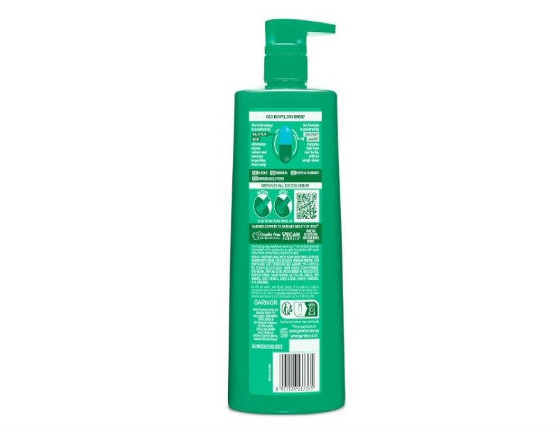 Garnier Fructis Coconut Water Shampoo For Oily Roots Dry Ends 850ml