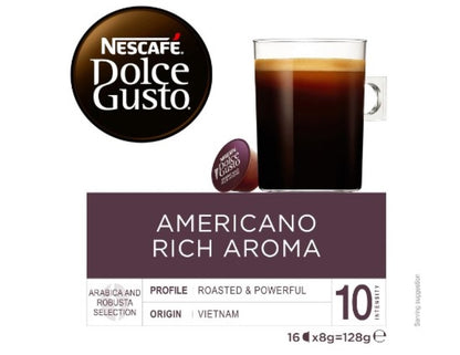 NESCAFÉ DOLCE GUSTO Americano Rich Aroma Coffee Capsules Box of 16 servings