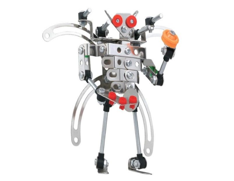 Construct IT Space Robot - 144 Piece Robot Construction Kit- Build Your Own Metal Space Robot