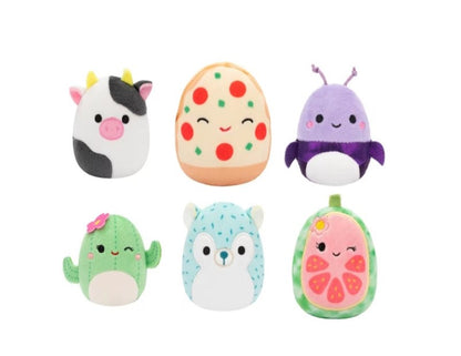 6 Pack The Orginal Squishmallows Micromallows - Assorted