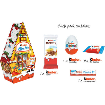 Kinder Mini Mix Christmas Box 76g - Assorted