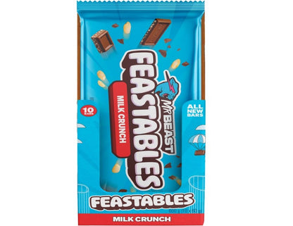 Mr Beast Feastables Milk Chocolate Crunch 60g - 3 Pack