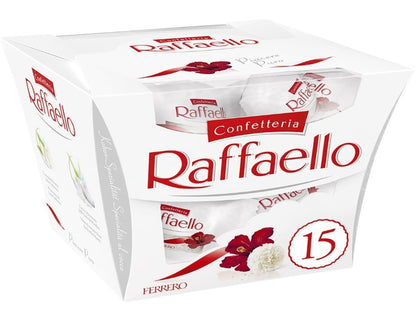 Ferrero Raffaello Coconut and Almond Gift Box 15 Pieces -150g