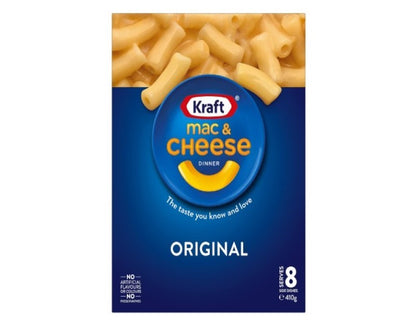 Kraft Mac and Cheese Original Pasta Easy Microwaveable Macaroni Instant Pasta Quick Meal 410g