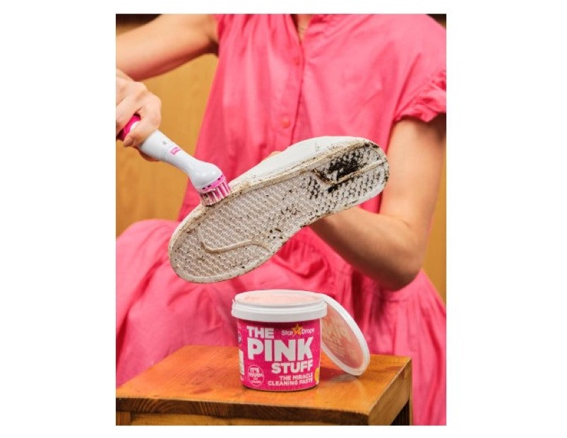 The Pink Stuff Sonic Scrubber Kit for Miracle Cleaning Paste -  - Ideal for Effective Cleaning of Hard to Reach Places